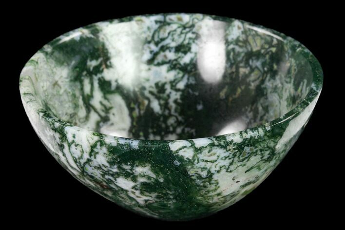 Polished Tree Agate Bowl #147681